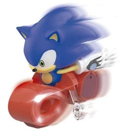Moto radio control sonic con luces led ¡se inclina como el auténtico sonic! 25x15x25 cm Moto radio control sonic con luces led ¡se inclina como el auténtico sonic! 25x15x25 cm