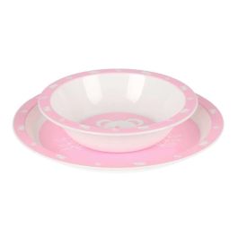 Set De Platos Cubiertos Y Vaso Safta Preescolar 260x260x90 mm Set De Platos Cubiertos Y Vaso Safta Preescolar 260x260x90 mm