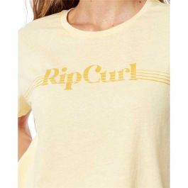Camiseta de Manga Corta Mujer Rip Curl GTERO5-4094 Limón (XS)