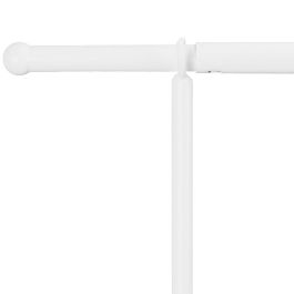 Home Deco Factory Barra Decorativa Mesa Blanca Ajustable Extensible Hierro 139-250cm