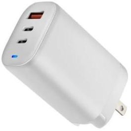Acer Cargador GaN 65W, 3 Puertos: 2x USB-C y 1x USB-A