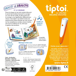Ravensburger Tiptoi Draco el Dragón y Coraje Libro Interactivo Juego Educativo Electrónico sin Pantalla 13099075