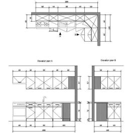 JUNONA Cocina completa de rincón 340cm - 10 elementos - Encimera incluida - Blanco brillo JUNONA Cocina completa de rincón 340cm - 10 elementos - Encimera incluida - Blanco brillo