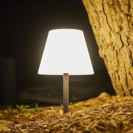 Lámpara de mesa solar 2 en 1 para plantar o colocar - LUMISKY - BOUFFANT - H62 cm - LED blanco regulable Lámpara de mesa solar 2 en 1 para plantar o colocar - LUMISKY - BOUFFANT - H62 cm - LED blanco regulable