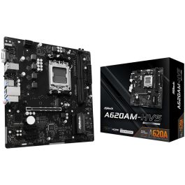 ASRock A620AM-HVS Placa Base AM5 mATX para AMD Ryzen 7000/8000/9000 Series, DDR5 HDMI