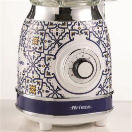 Ariete 583 Batidora de Vaso Vintage con 4 Cuchillas de Acero Inoxidable y 4 Velocidades, Vaso de Vidrio