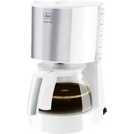 Melitta 1017-03 Cafetera Top Glass Blanco / Acero Cepillado - Disfruta del café Precio: 60.5. SKU: B155CZSVKY