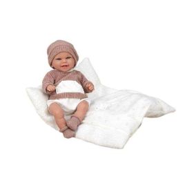 Muñeca elegance 35 cm babyto rosa c/cojin (muñeco de peso)