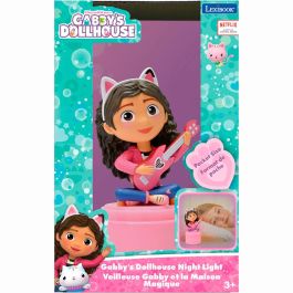 Lexibook Luz Nocturna 3D La Casa de Muñecas de Gabby, Cambio de Color Azul Amarillo Rojo Verde, 13 cm
