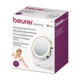 Beurer BS-49 Espejo Cosmético con Luz LED, 12 Luces, 5 Aumentos, Portátil