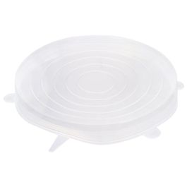 Cook Concept Juego de 3 Tapas Flexibles de Silicona Reutilizables para Recipientes de Cocina