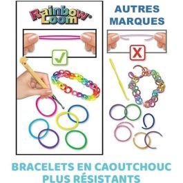 Bandai CD00001 Rainbow Loom Original Telar para Crear Pulseras con 600 Elásticos Bandai CD00001 Rainbow Loom Original Telar para Crear Pulseras con 600 Elásticos