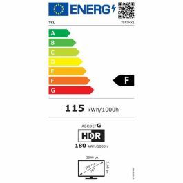 Smart TV TCL 75P7K 75" 4K Ultra HD HDR QLED