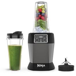 Ninja BN495EU Batidora de Vaso 1000W con Función Pulso y Picahielos, Vaso de 0.7L de Vidrio, Cuchillas de Acero Inoxidable Precio: 121.49999983. SKU: B1EGQLYFP9