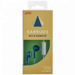 Auriculares Intrauditivos JVC HA-F19M-AH/ con Micrófono/ Jack 3.5/ Azules