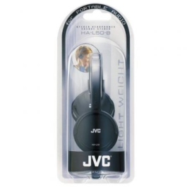 Auriculares JVC HA-L50/ Jack 3.5/ Negros