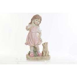 DKD Home Decor Figura Decorativa Shabby Niño Mascota Resina Azul Rosa 44.5 cm Alto (16.5x26.5 cm) - 2 Unidades Precio: 43.96656. SKU: B176Z3STEF