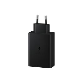Samsung EP-T6530NBEGEU Cargador de Pared 65W Triple Puerto para Carga Rápida con 2x USB-C y 1x USB-A Negro