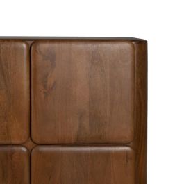 Armario Marrón Madera de Mango Salón 104 X 45 X 110 cm