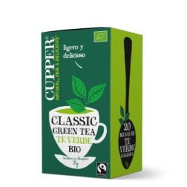 CUPPER Té Verde Infusión Bio 20 Bolsitas - Comercio Justo y Ecológico Precio: 3.8900004. SKU: B1AGM4SSRD