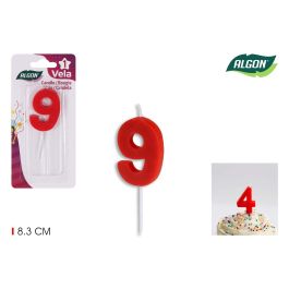 Vela Roja N.9 Algon - Decoración y Aromatizante (36 Unidades) Precio: 7.79000057. SKU: B1H9X3MNBB