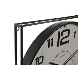 Reloj Pared Loft DKD Home Decor Blanco Negro 6 x 65 x 62 cm (2 Unidades)