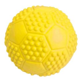 Gloria Pelota de Fútbol para Perros con Sonido, de Goma Resistente, Diámetro 7 cm - Juguete Interactivo para Botar y Lanzar