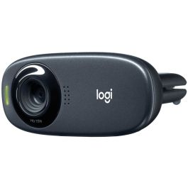 Logitech 960-001000 C310 HD 720p Webcam USB con Micrófono y Corrección Automática de Luz para Videollamadas y Streaming