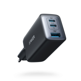 Anker 735 Cargador GaN 65W 3 Puertos Negro | Tecnología GaNPrime, PowerIQ 4.0, ActiveShield 2.0 | Carga Rápida Compatible con iPhone, Samsung, MacBook Precio: 44.5000006. SKU: B1FLHFLSD4