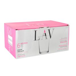 Lav Set 6 Vasos Sidra 520 cc Bodega (8 Cajas)