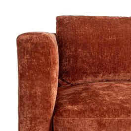 Sofá 2 Plazas Teja Tejido-Madera 165 X 96 X 86 cm