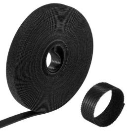 Ewent EW1563 Brida Reutilizable Nylon Tipo Velcro 15mm X 10m Negro