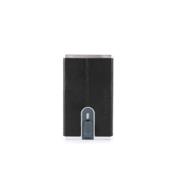 Black Square, Tarjetero de cuero, Sistema deslizante cuadrado, PP4825B3R, Negro, Para hombres Precio: 40.88999948. SKU: B1KKNBJXDQ