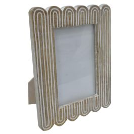 DKD Home Decor Marco de Fotos 10x15 cm Estilo Colonial, Madera de Mango Natural, Acabado Decapé, 2 x 21 x 16 cm Precio: 10.95000027. SKU: S3040240