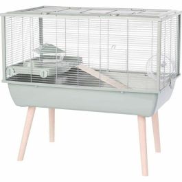 Zolux ZOL3336027056636 Jaula Elevada Néolife para Hámsteres 78x48x75 cm Verde