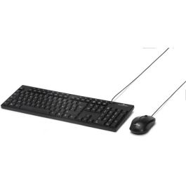 Pack Teclado y Ratón - BLUESTORK - MEDIA OFFICE - Con cable - Azerty - Compatible con Windows - Negro Pack Teclado y Ratón - BLUESTORK - MEDIA OFFICE - Con cable - Azerty - Compatible con Windows - Negro