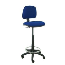 Taburete Piqueras Y Crespo Isso Ergomico Mecanismo De Contacto Permanente Regulable En Altura Y Aro Reposapies Asiento Y Respaldo Tapizados Bali Azul Marino Precio: 165.5000006. SKU: S5704034