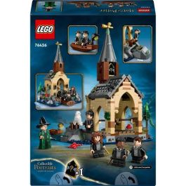LEGO 76426 Harry Potter Cobertizo Castillo Hogwarts: La Piedra Filosofal - Set de Construcción con 7 Minifiguras y Botes LEGO 76426 Harry Potter Cobertizo Castillo Hogwarts: La Piedra Filosofal - Set de Construcción con 7 Minifiguras y Botes