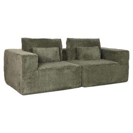 Sofá Home ESPRIT Verde Scandi 220 x 158 x 91 cm Sofá Home ESPRIT Verde Scandi 220 x 158 x 91 cm