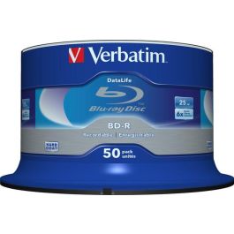 Verbatim BD-R SL Datalife 25GB 6x 50 Pack Spindle Verbatim BD-R SL Datalife 25GB 6x 50 Pack Spindle Precio: 53.49999996. SKU: S8419661