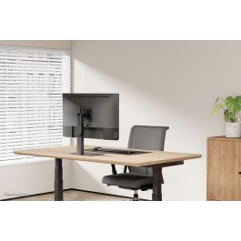 Neomounts FPMA-D865BLACK Soporte de Mesa para Monitor de 10-32", Inclinable/Giratorio/Rotatorio, Resorte de Gas, Ajustable en Altura - Negro