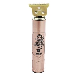 Thulos Cortapelos TH-CP114 Recargable, Cuchilla Acero Carbono, Estilo Vintage, Incluye Guías de Corte y Accesorios