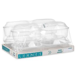 Fiambrera Plastico Rectangular 1500Ml Leknes 18X10CM (8 Unidades) Fiambrera Plastico Rectangular 1500Ml Leknes 18X10CM (8 Unidades)