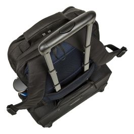 Rivacase 8460 Mochila para portátil de hasta 17 pulgadas, Negro, Poliéster