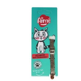 Aime AIM3281019020631 - Collar Brillante de Nylon Rojo para Gato con Cascabel Plateado Precio: 22.49999961. SKU: B128D5NABD