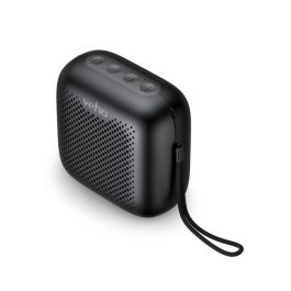Veho MZ-4 Altavoz Portátil Inalámbrico Compacto y Potente 5W con TWS, Micrófono, Batería 24h y Correa
