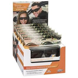 WEDO Gafas de Sol de Sobreponer Incl. Estuche, Color Negro