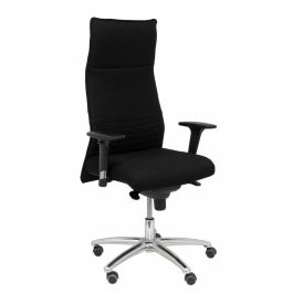 Piqueras y Crespo Sillón Albacete XL Giratorio Sincro Brazos-R Tapizado Bali Negro - Hasta 160 kg Precio: 533.7899996. SKU: S5702272