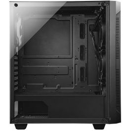 Chieftec Caja Gaming GS-01B-OP Torre ATX Micro ATX Mini-ITX Negra con Vidrio Templado e Iluminación RGB