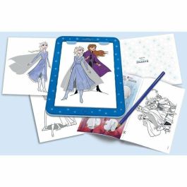 Educa AUC8412668183698 Tableta de Dibujo Disney Frozen Iluminada con 25 Modelos para Niños a partir de 5 Años